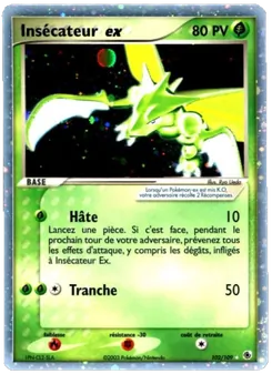 Carte Insécateur ex de l'extension EX Rubis & Saphir, numéro 102/109
