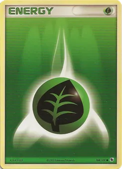 Carte Énergie Plante de l'extension EX Rubis & Saphir, numéro 104/109