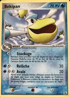 Carte Bekipan de l'extension EX Rubis & Saphir, numéro 19/109