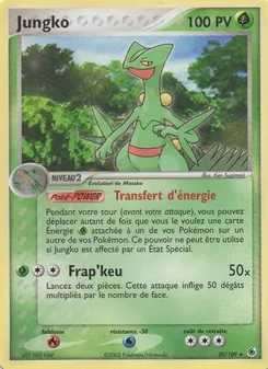 Carte Jungko de l'extension EX Rubis & Saphir, numéro 20/109