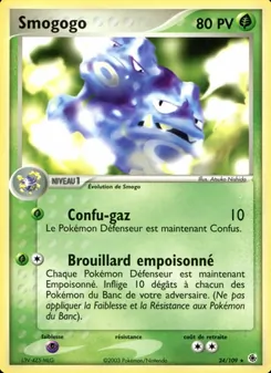 Carte Smogogo de l'extension EX Rubis & Saphir, numéro 24/109