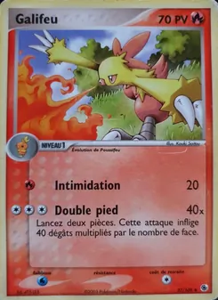 Carte Galifeu de l'extension EX Rubis & Saphir, numéro 27/109