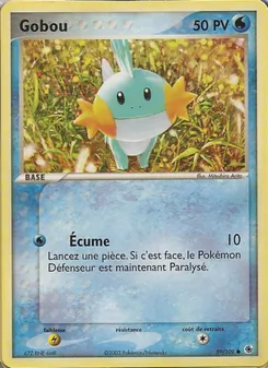 Carte Gobou de l'extension EX Rubis & Saphir, numéro 59/109
