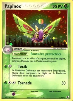 Carte Papinox de l'extension EX Rubis & Saphir, numéro 6/109