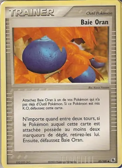 Carte Baie Oran de l'extension EX Rubis & Saphir, numéro 85/109