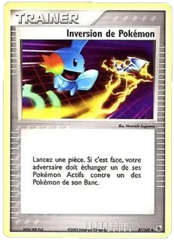 Carte Inversion de Pokémon de l'extension EX Rubis & Saphir, numéro 87/109