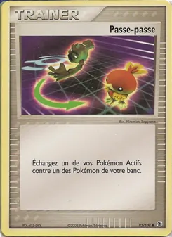 Carte Passe-passe de l'extension EX Rubis & Saphir, numéro 92/109