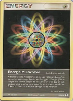 Carte Énergie Multicolore de l'extension EX Rubis & Saphir, numéro 95/109