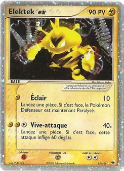 Carte Elektek ex de l'extension EX Rubis & Saphir, numéro 97/109