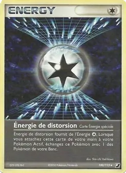 Carte Énergie de distorsion de l'extension EX Forces Cachées, numéro 100/115