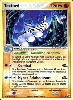 Carte Tartard de l'extension EX Forces Cachées, numéro 11/115