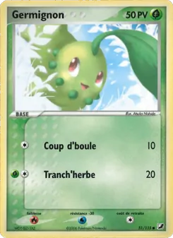 Carte Germignon de l'extension EX Forces Cachées, numéro 51/115