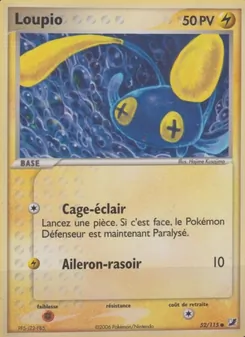 Carte Loupio de l'extension EX Forces Cachées, numéro 52/115