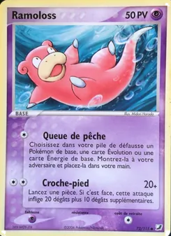 Carte Ramoloss de l'extension EX Forces Cachées, numéro 72/115