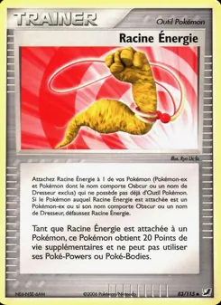 Carte Racine Énergie de l'extension EX Forces Cachées, numéro 83/115