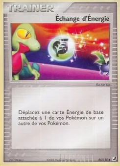 Carte Échange d'Énergie de l'extension EX Forces Cachées, numéro 84/115