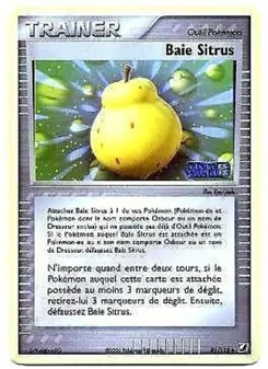 Carte Baie Sitrus de l'extension EX Forces Cachées, numéro 91/115