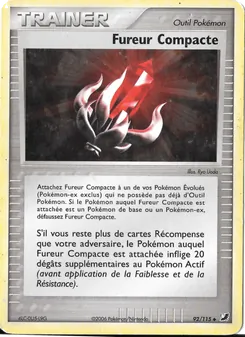 Carte Fureur Compacte de l'extension EX Forces Cachées, numéro 92/115