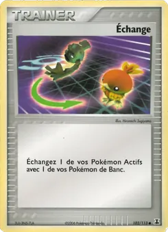 Carte Échange de l'extension EX Espèces Delta, numéro 102/113
