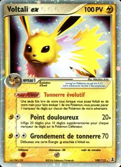 Carte Voltali ex de l'extension EX Espèces Delta, numéro 109/113