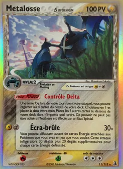Carte Metalosse δ de l'extension EX Espèces Delta, numéro 11/113
