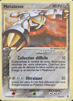 Carte Metalosse ☆ de l'extension EX Espèces Delta, numéro 113/113