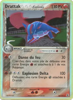 Carte Drattak δ de l'extension EX Espèces Delta, numéro 14/113