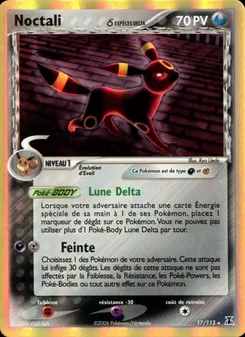 Carte Noctali δ de l'extension EX Espèces Delta, numéro 17/113