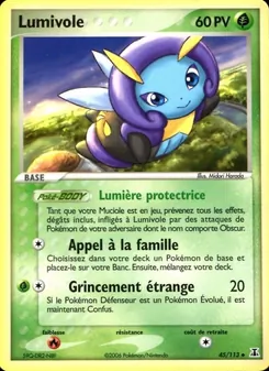 Carte Lumivole de l'extension EX Espèces Delta, numéro 45/113