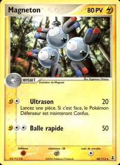 Carte Magnéton de l'extension EX Espèces Delta, numéro 48/113