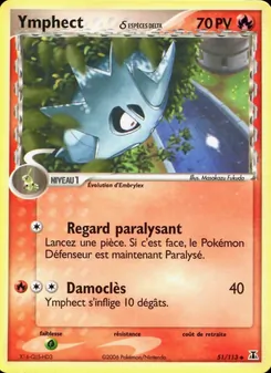 Carte Ymphect δ de l'extension EX Espèces Delta, numéro 51/113
