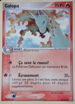 Carte Galopa de l'extension EX Espèces Delta, numéro 52/113