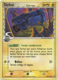 Carte Terhal δ de l'extension EX Espèces Delta, numéro 59/113