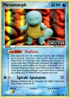 Carte Métamorph de l'extension EX Espèces Delta, numéro 64/113