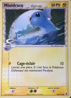 Carte Minidraco δ de l'extension EX Espèces Delta, numéro 66/113