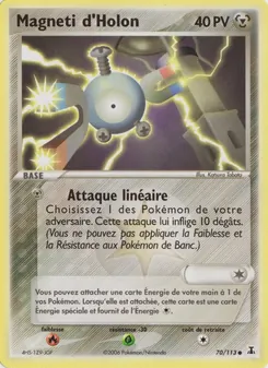 Carte Magneti d'Holon de l'extension EX Espèces Delta, numéro 70/113