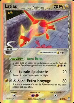 Carte Latias δ de l'extension EX Espèces Delta, numéro 8/113