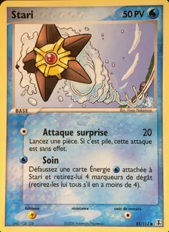 Carte Stari de l'extension EX Espèces Delta, numéro 85/113
