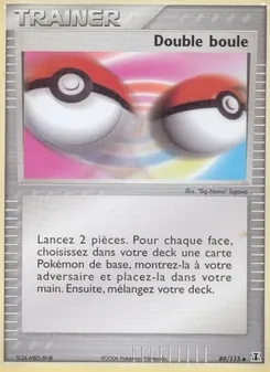 Carte Double boule de l'extension EX Espèces Delta, numéro 89/113