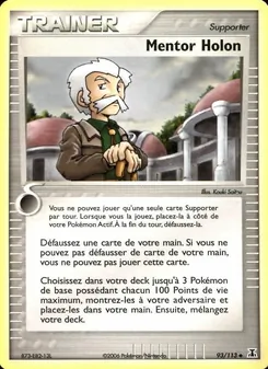 Carte Mentor Holon de l'extension EX Espèces Delta, numéro 93/113