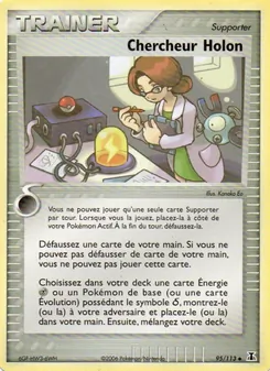 Carte Chercheur Holon de l'extension EX Espèces Delta, numéro 95/113