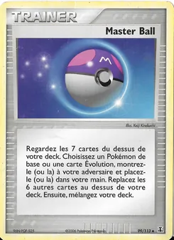 Carte Master Ball de l'extension EX Espèces Delta, numéro 99/113