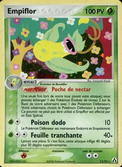 Carte Empiflor de l'extension EX Créateurs de légendes, numéro 13/92