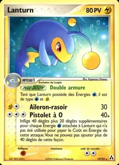 Carte Lanturn de l'extension EX Créateurs de légendes, numéro 19/92
