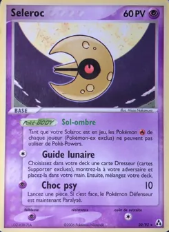 Carte Séléroc de l'extension EX Créateurs de légendes, numéro 20/92