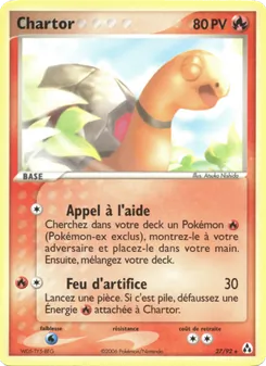 Carte Chartor de l'extension EX Créateurs de légendes, numéro 27/92