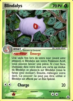 Carte Blindalys de l'extension EX Créateurs de légendes, numéro 30/92