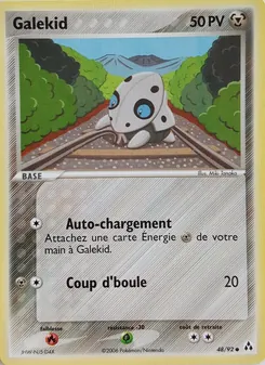 Carte Galekid de l'extension EX Créateurs de légendes, numéro 48/92