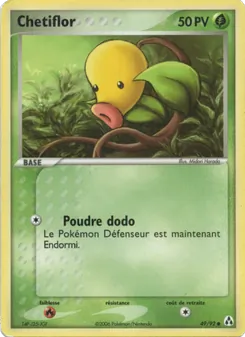 Carte Chetiflor de l'extension EX Créateurs de légendes, numéro 49/92