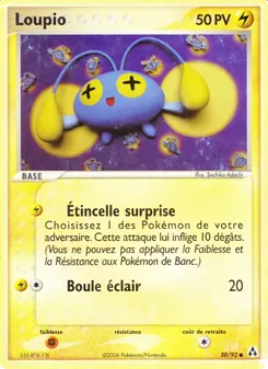Carte Loupio de l'extension EX Créateurs de légendes, numéro 50/92